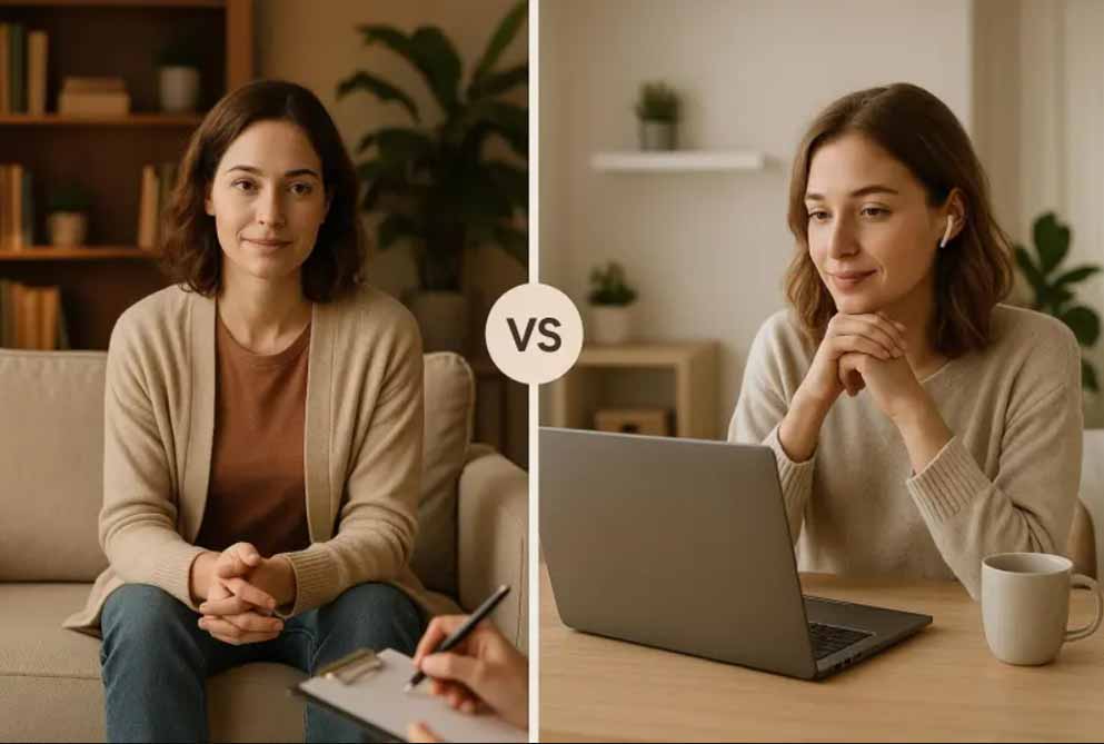 تراپی آنلاین یا حضوری